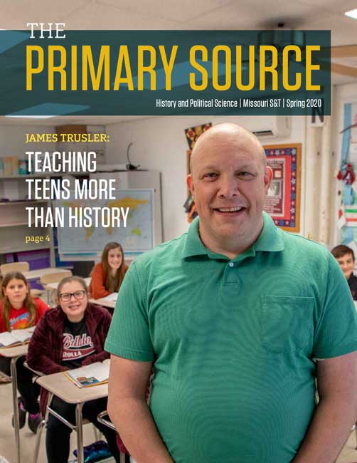 History 2020 newsletter cover