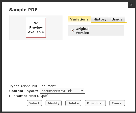 documentTextLink