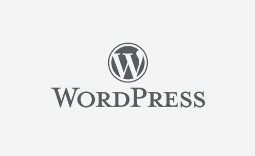 wordpress on gray